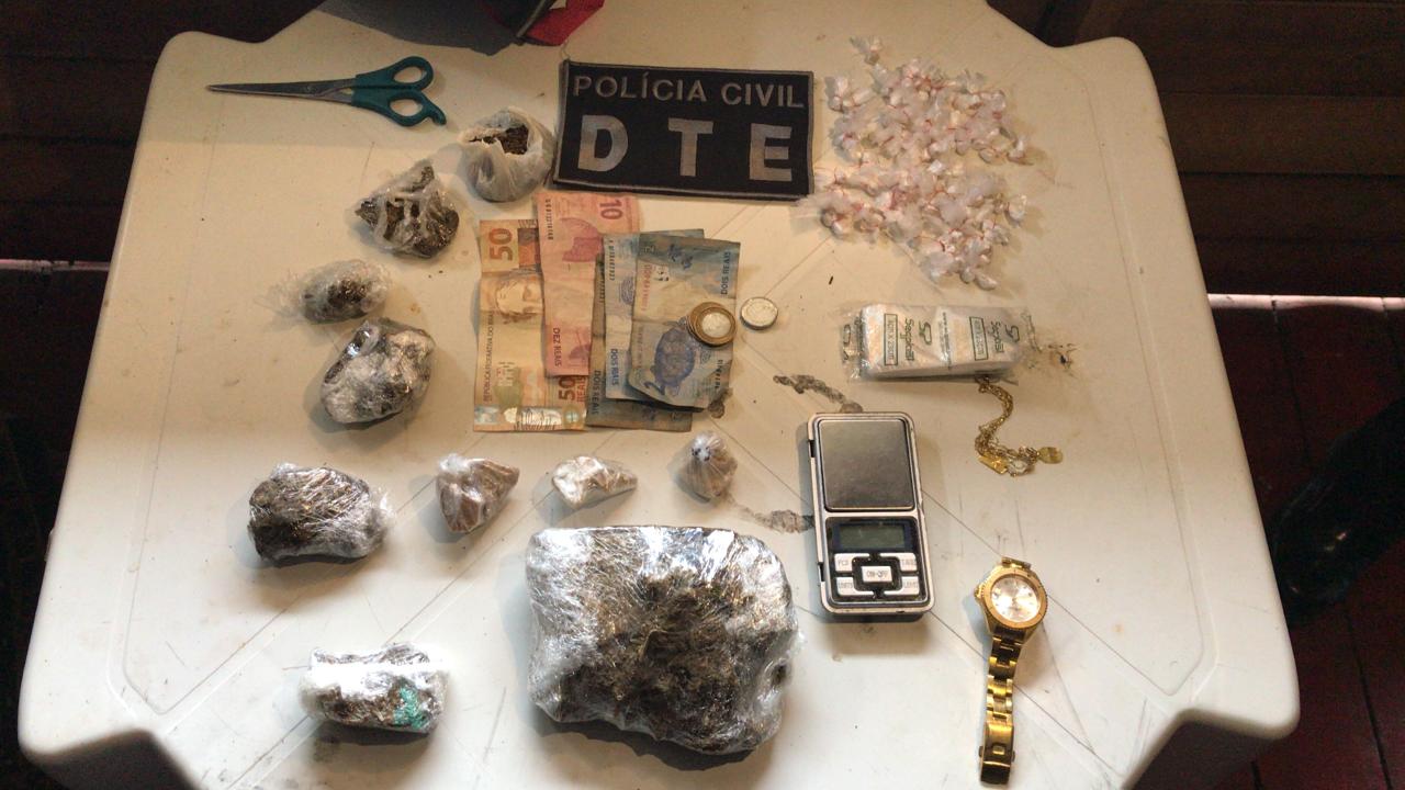 POLÍCIA CIVIL PRENDE CASAL COM MAIS DE 600 GRAMAS DE SKANK E CRACK EM MACAPÁ